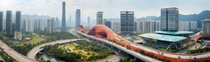 深圳福田区市民中心全景,高清,摄影图,摄影图片,图片大全,摄影图免费下载